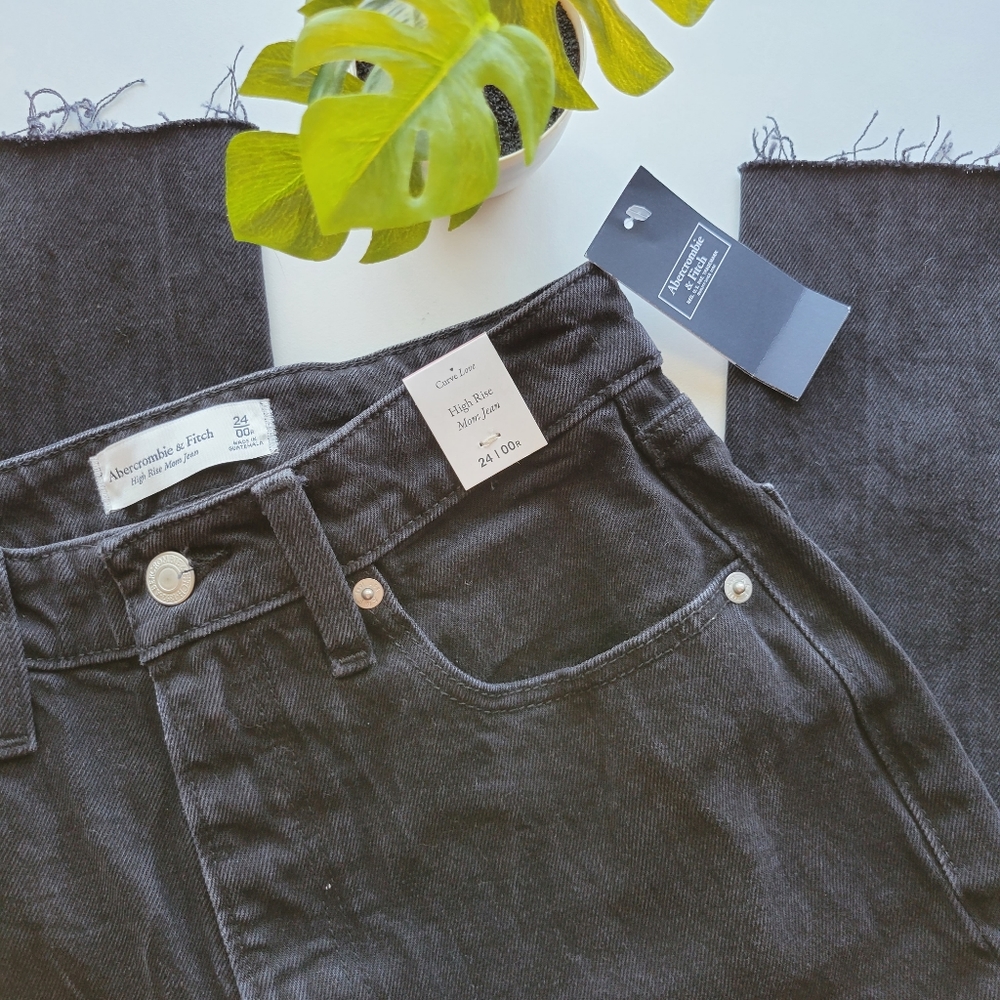 Abercrombie & Fitch High Rise Mom Jeans 00